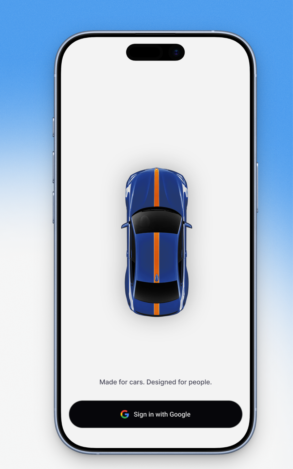 I-care Driver App Primary Interfaces